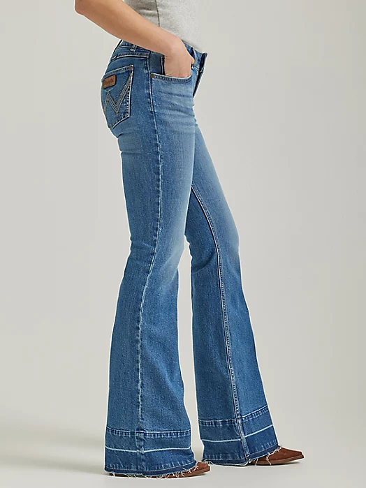 Wrangler Women's Retro High Rise Trouser Jeans